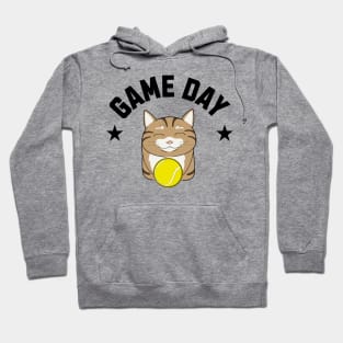 Tennis Cat Game Day Hoodie